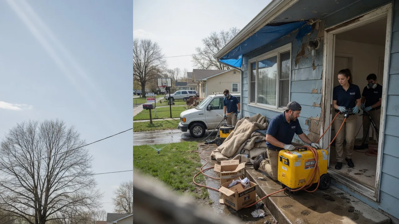 Basement Flood Cleanup in Donovan, IL near me